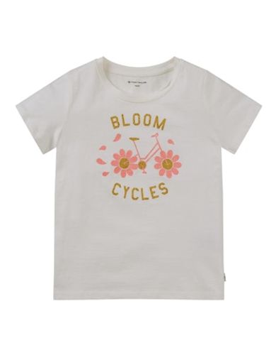 Mini Girls T-Shirt mit Glitzer Applikation, 711004