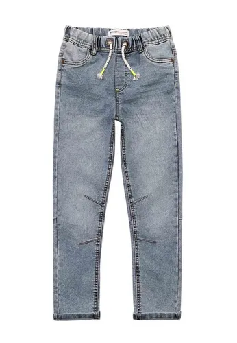 MINOTI Regular-fit-Jeans ¾ Jeans mit Schnürchen in der Taille (1y-14y)