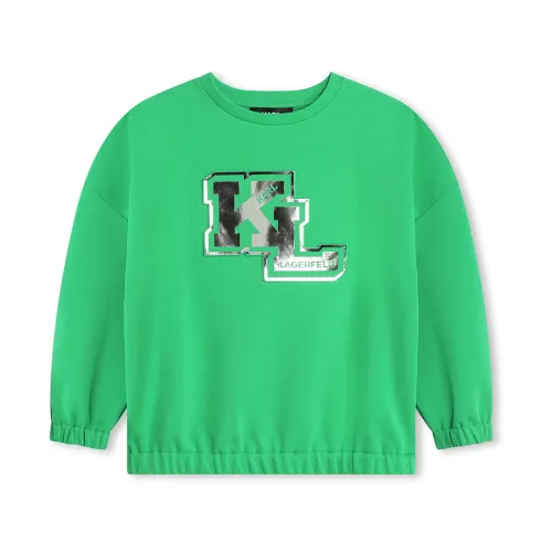 Mint Green Kinder Pullover Karl Lagerfeld