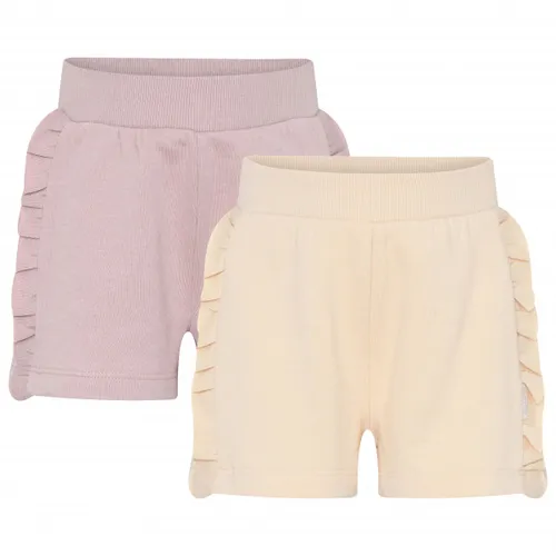 Minymo - Girl's Basic Sweat Shorts (2-Pack) - Shorts