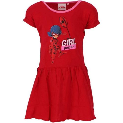 Miraculous - Ladybug Sommerkleid »Mädchen Kleid« Gr. 98 bis 128, 100% Baumwolle