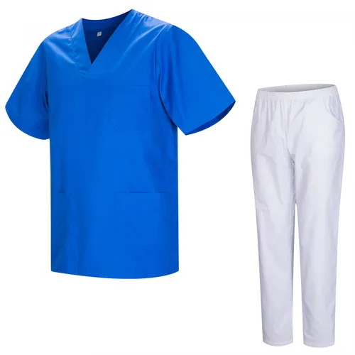 MISEMIYA - Unisex-Schrubb-Set - Medizinische Uniform mit