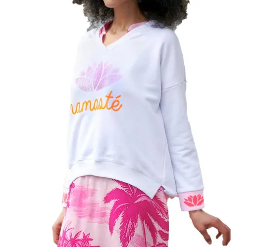 Miss Goodlife Sweatshirt Miss Goodlife.MG8142-Namaste-white, Sweatshirt