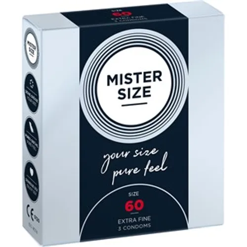 Mister Size Kondome Pure Feel 60 mm - Größe XL Herren