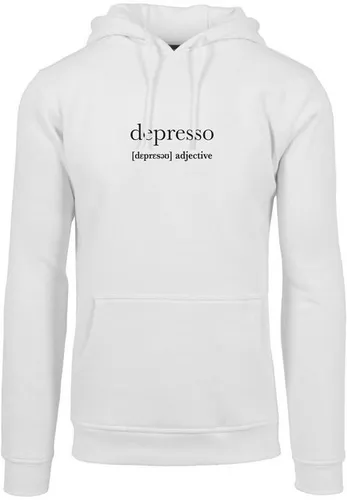MisterTee Sweater Herren Depresso Hoody (1-tlg)