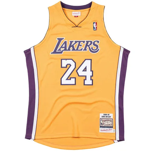 Mitchell And Ness NBA Los Angeles Lakers Authentic Jersey - Kobe Bryant 2008 - 09, Gelb M