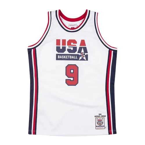 Mitchell And Ness NBA Team Usa 1992 Authentic Jersey Michael Jordan, Weiß/rot/blau S