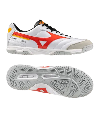Mizuno Morelia Sala Classic IN Halle Charge Weiss Rot F91
