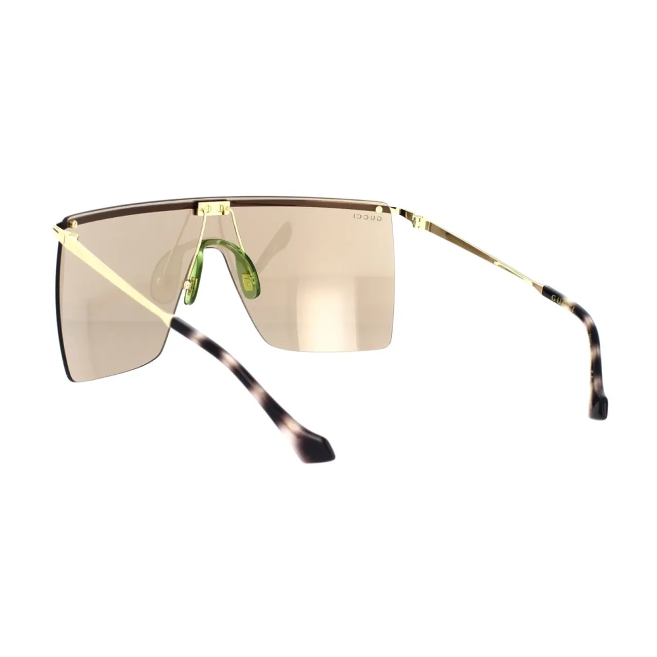 Moderne Oversized Sonnenbrille mit Web-Motiv Gucci