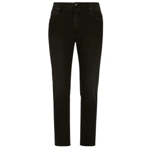 Moderne Schwarze Tapered Jeans Dolce & Gabbana