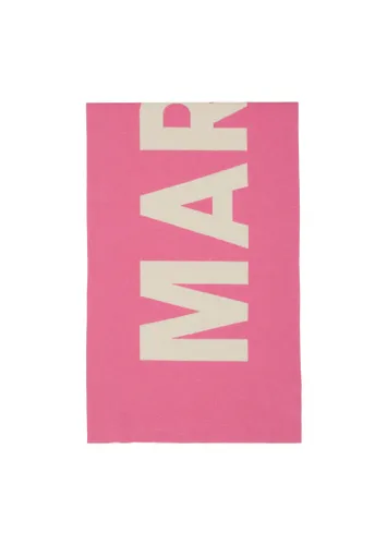 Modetuch MARC O'POLO "mit plakativem Logo" rosa Damen Modetücher Halstücher