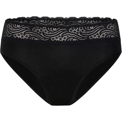Modibodi Sensual Hi Waist Bikini Moderate-Heavy Black 12 M