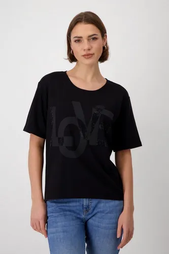 Monari T-Shirt T-Shirt, schwarz