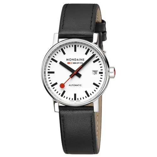 Mondaine Damen Analog Automatik Uhr mit Leder Armband