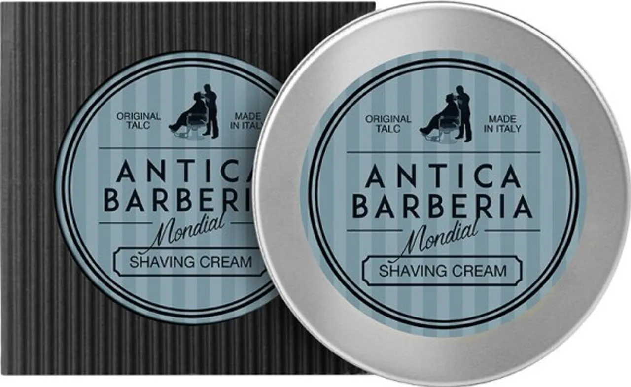 Mondial Antica Barberia Original Talc Shaving Cream in Aluminium Box 150 ml