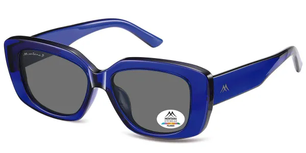Montana Brillen MP56 Polarized MP56D Blaue Damen Sonnenbrillen