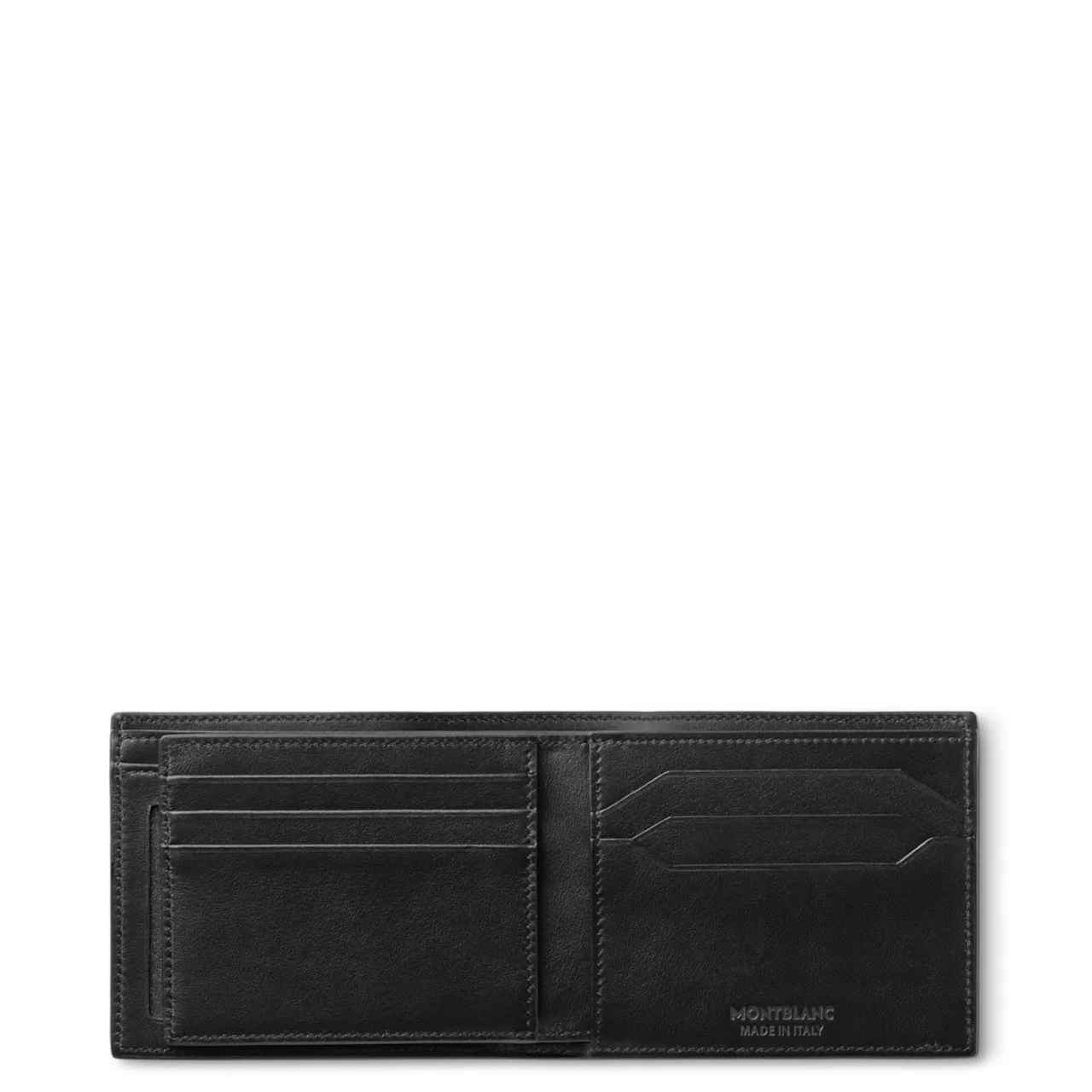 Montblanc Meisterstück 4810 Brieftasche 6 cc mit 2 Sichtfächern Schwarz