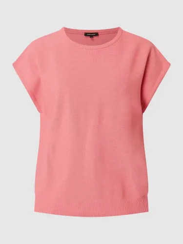 More & More Pullover mit angeschnittenen Ärmeln in Pink