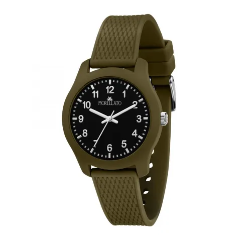 Morellato Herren Digital Quarz Uhr mit Silikon Armband