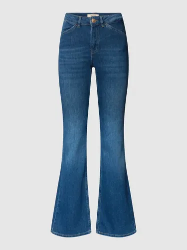 MOS MOSH Flared Jeans mit seitlichen Eingrifftaschen Modell 'Allli Ease' in Jeans