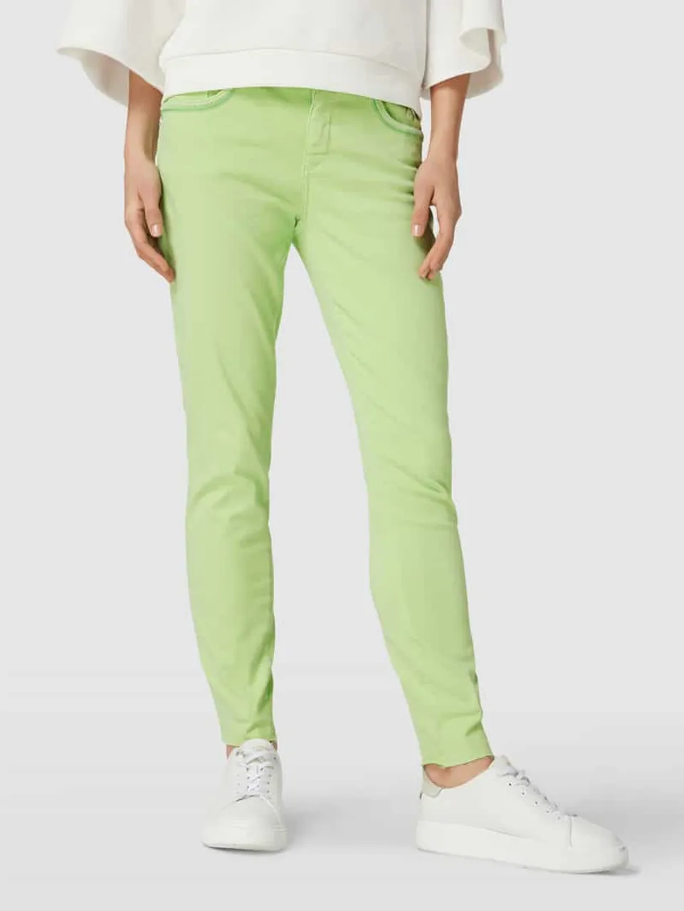 MOS MOSH Jeans im 5-Pocket-Design Modell 'SUMMER' in Apfel