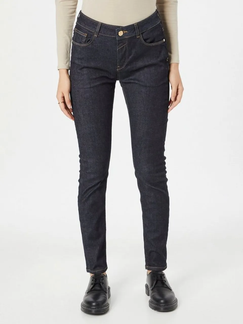 Mos Mosh Slim-fit-Jeans (1-tlg) Plain/ohne Details
