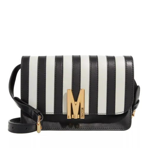 Moschino Crossbody Bags - Stripes-M Group Shoulder Bag - Gr. unisize - in Schwarz - für Damen