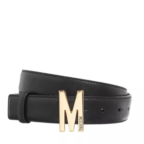Moschino Gürtel - Logo Buckle Belt Smooth Leather