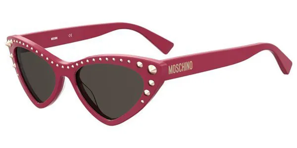 Moschino MOS093/S C9A/IR Rote Damen Sonnenbrillen