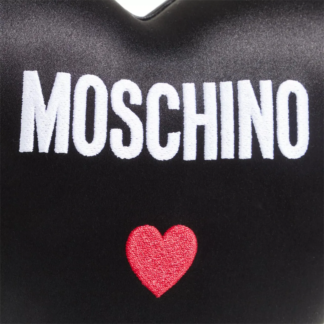 Moschino Pochettes - Moschino Heartbeat Shoulder Bag - Gr. unisize - in Schwarz - für Damen