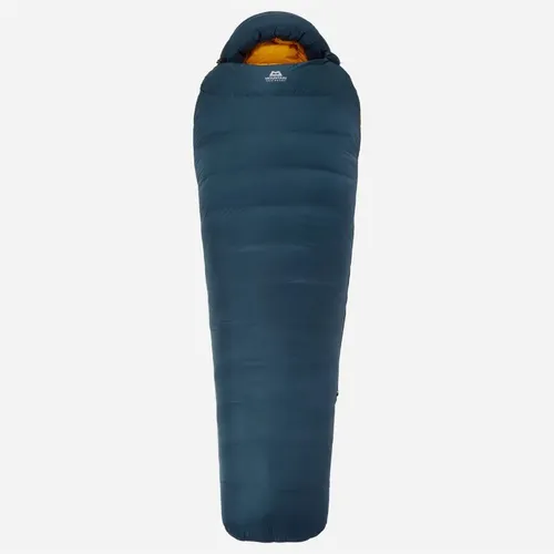 Mountain Equipment Helium 800 - Schlafsack - Herren Majolica Blue Regular - linke Öffnung