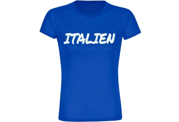 multifanshop T-Shirt Damen Italien - Textmarker - Frauen