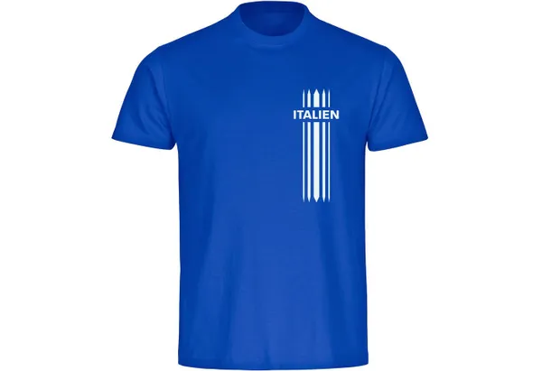 multifanshop T-Shirt Herren Italien - Streifen - Männer