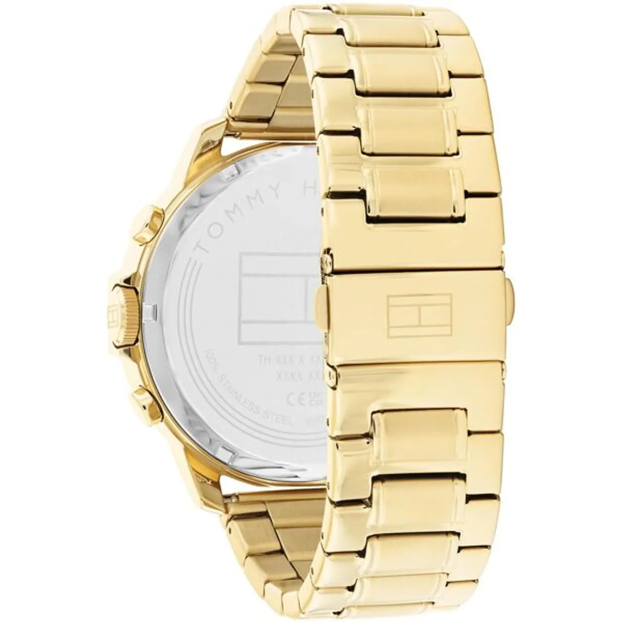 Multifunktionsuhr TOMMY HILFIGER "CASUAL, 1710511" Armbanduhren goldfarben Herren Hochzeitsmode