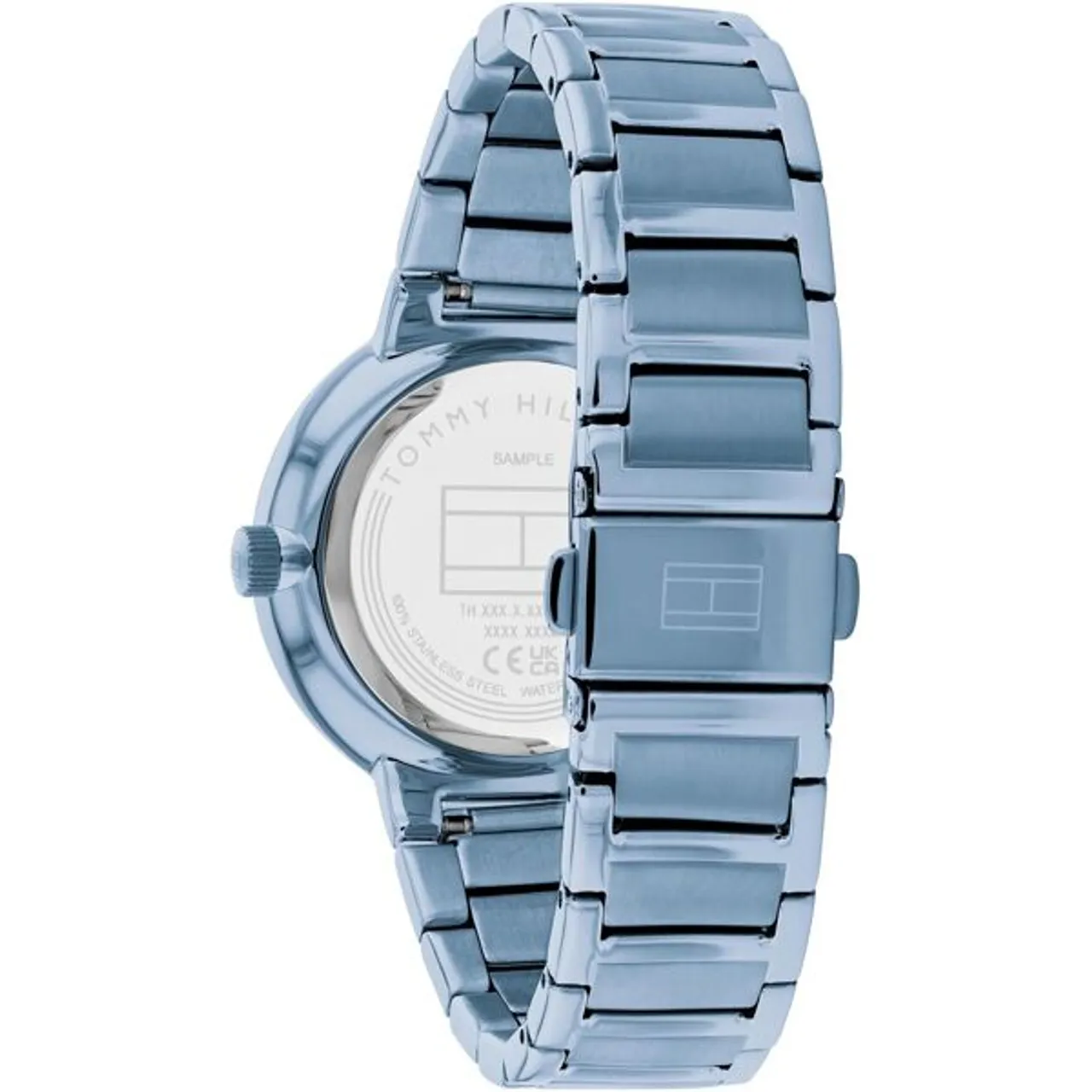 Multifunktionsuhr TOMMY HILFIGER "CASUAL, 1782535" Armbanduhren blau Damen Quarzuhren