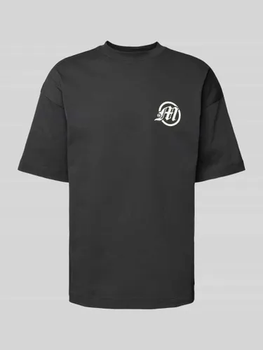 Multiply Apparel Oversized T-Shirt mit Logo-Print in Black