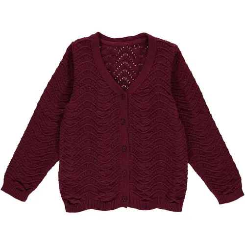 Müsli by Green Cotton Mädchen Knit Needle Out Cardigan