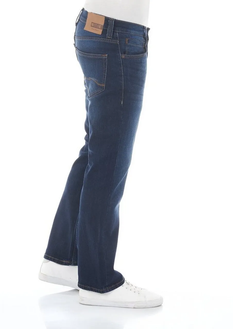 MUSTANG Bootcut-Jeans Herren Jeanshose Oregon Boot Cut Denim Hose mit Stretch