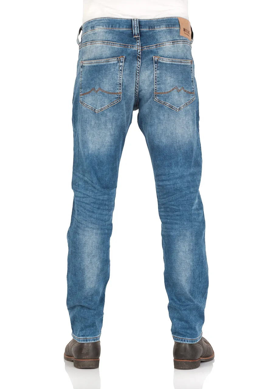 Mustang Herren Jeans Oregon - Tapered K Fit - Blau - Used Blue