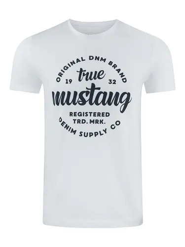 Mustang Herren T-Shirt Mustang Mehrfarbig Rundhals Regular Fit S bis 6XL
