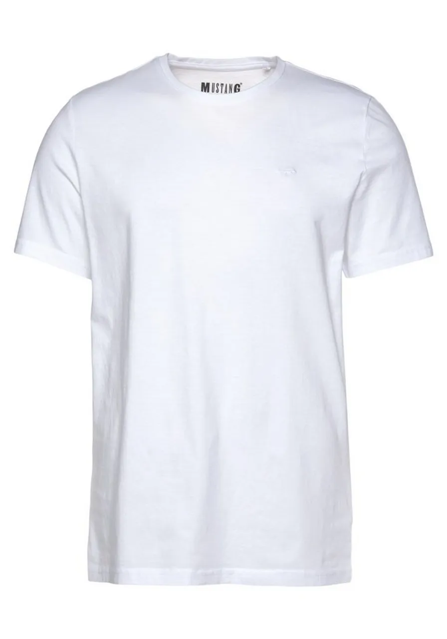 MUSTANG T-Shirt (Packung, 2-tlg) mit Rundhals