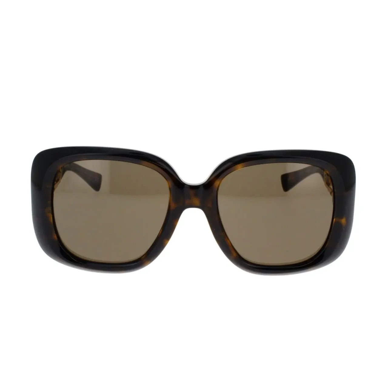 Mutige quadratische Sonnenbrille mit Metallbügeln Versace