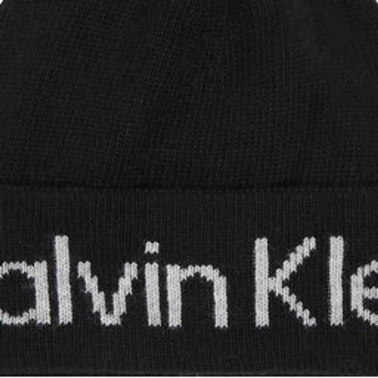 Mütze Calvin Klein Logo Reverso Tonal Beanie K60K611151 Ck Black BAX