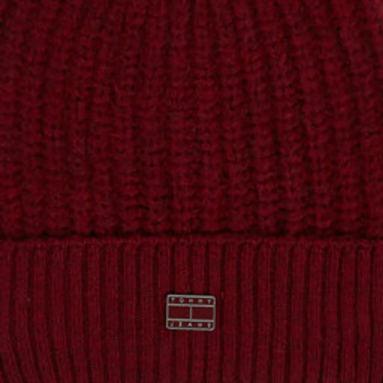 Mütze Tommy Jeans Tjw Cosy Knit Beanie AW0AW15462 Deep Rouge VLP
