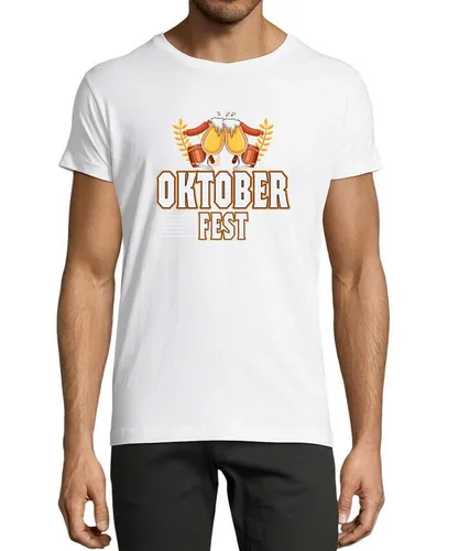 MyDesign24 T-Shirt Herren Party Shirt - Oktoberfest T-Shirt Baumwollshirt mit Aufdruck Regular Fit, i327