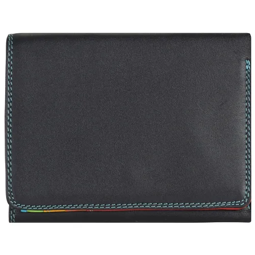 Mywalit - Medium Tri-fold Wallet Geldbörse Leder 12 cm Portemonnaies Schwarz Damen