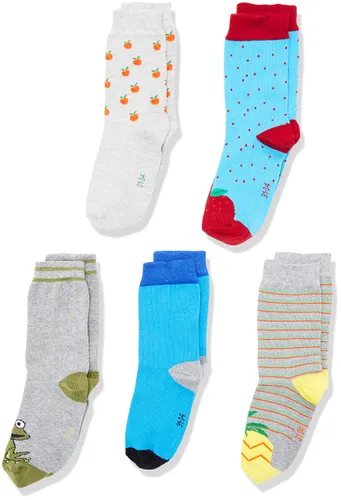 MyWay Kids Basic 10er Design Mix grau Socken