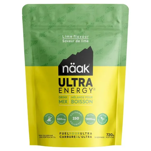 Näak Ultra Energy Drink Mix - Energiegetränk Lime - 720 g