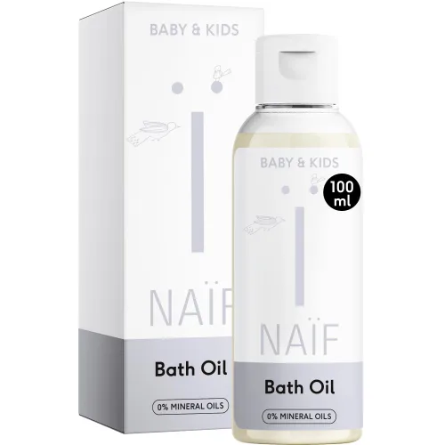 Naïf Mildes Badeöl - 100 ml - für Baby und Kind -