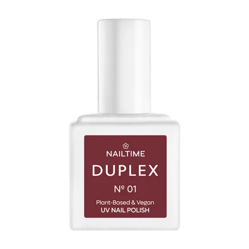 Nailtime Duplex UV Nail Polish 8 ml, 01 - Love Red